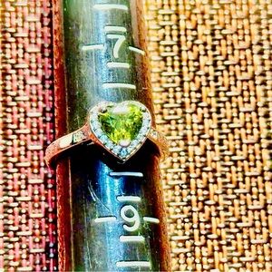 Fragrant Jewels Heart Gemstone Ring